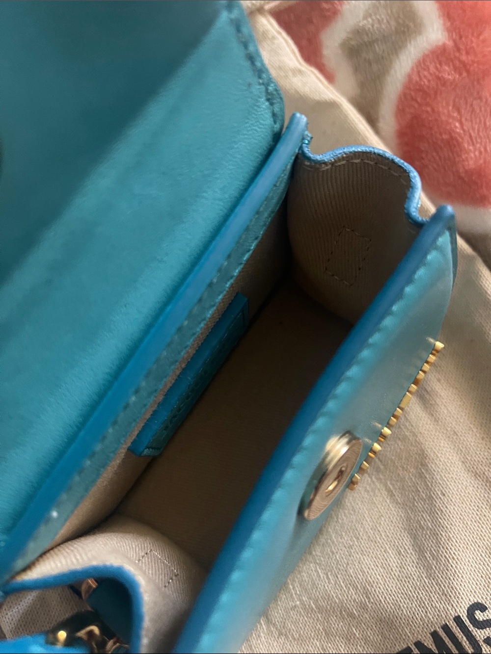 Jacquemus Mini Le Chiquito Bag in Turquoise Blue - Picture 5 of 5